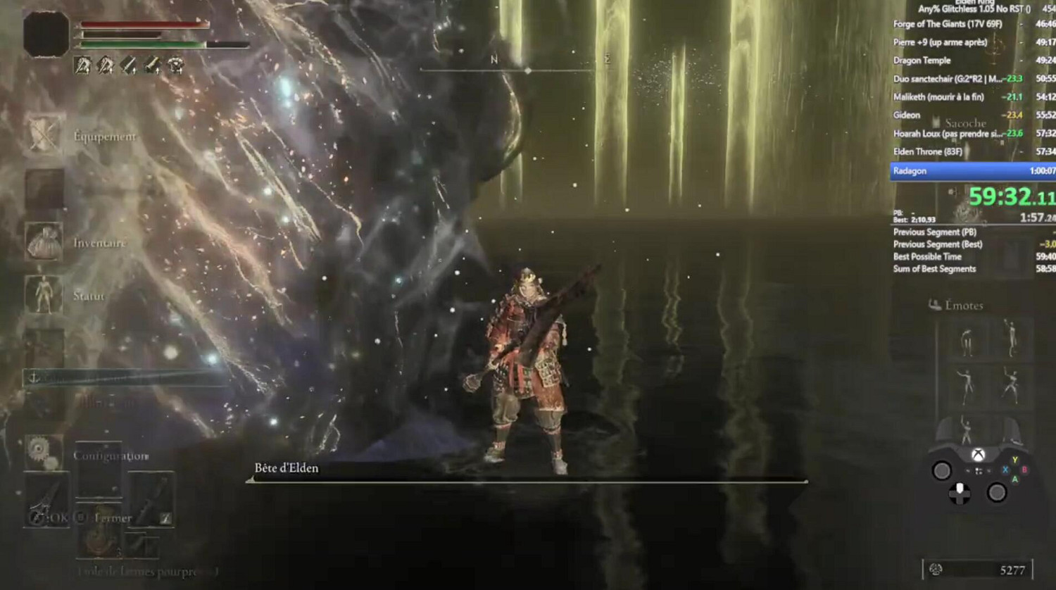 《艾爾登法環》「無邪道速通」首次實現1小時內通關! 《艾爾登法環》「無邪道速通」首次實現1小時內通關!