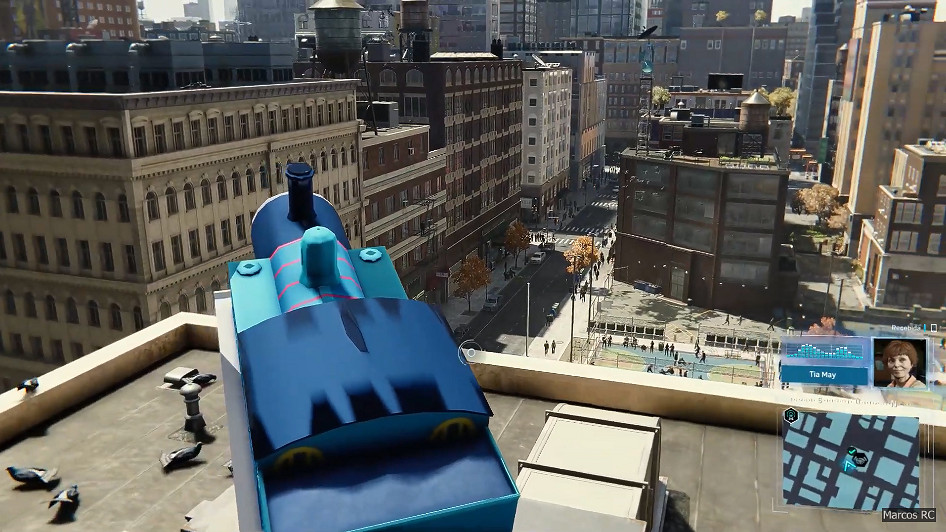 湯瑪士小火車入侵《漫威蜘蛛人》！這MOD太魔性了！