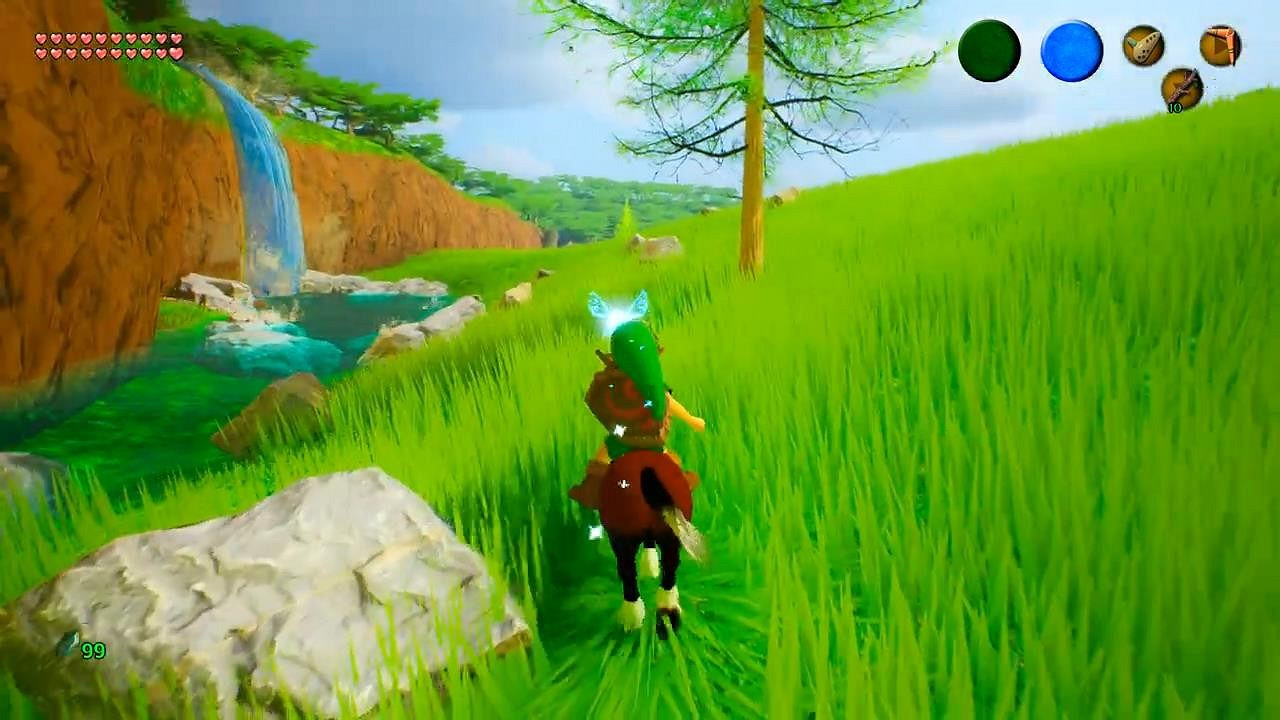 虛幻5重製《薩爾達：時之笛》新展示 平原美景展示