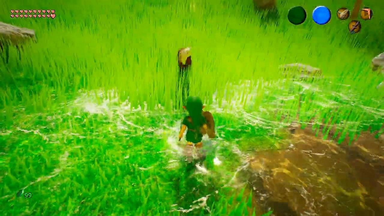 虛幻5重製《薩爾達：時之笛》新展示 平原美景展示