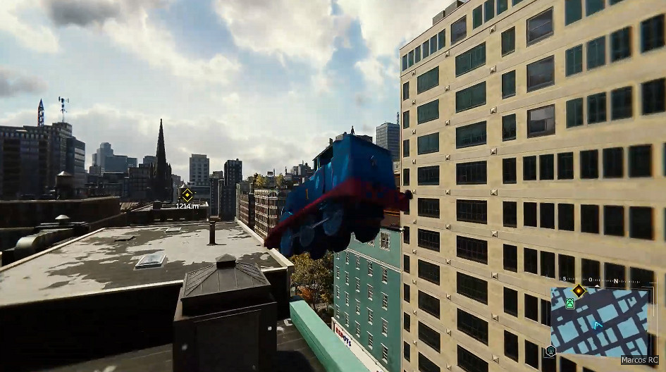 湯瑪士小火車入侵《漫威蜘蛛人》！這MOD太魔性了！