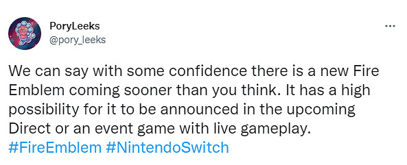 傳聞：《火焰紋章》新作將在9月任天堂直面會中公布