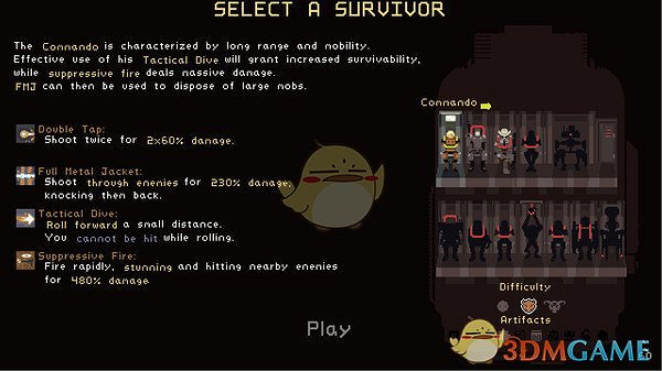 《雨中冒險》礦工Miner屬性技能分析