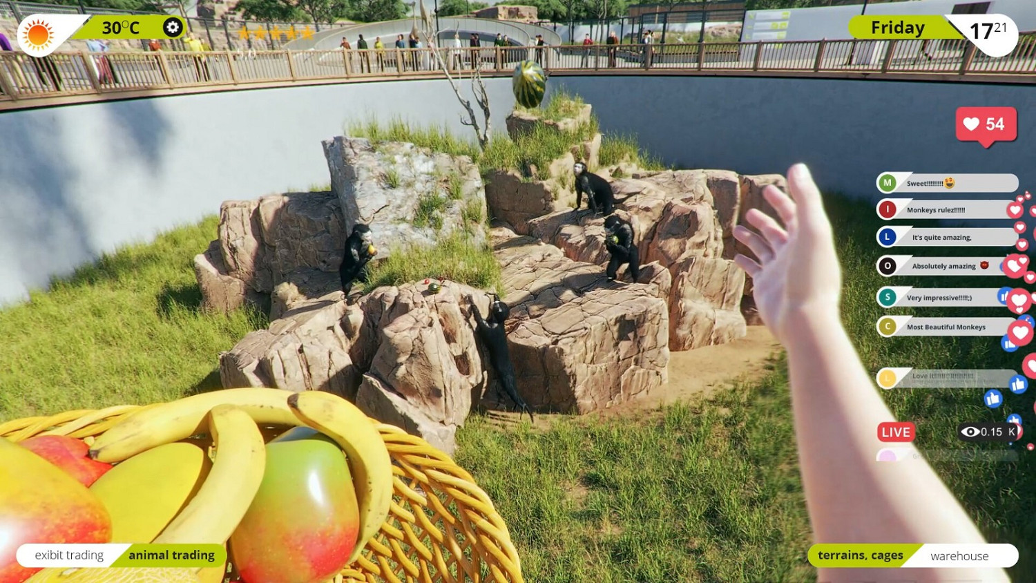 Steam上架模擬經營遊戲《動物園模擬器》支援中文