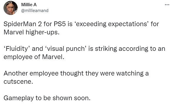 早報：《2077》資料片 《漫威蜘蛛人2》實機將來有可能至