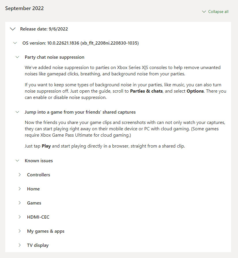 Xbox Series X/S推出更新 添加派對聊天降噪功能