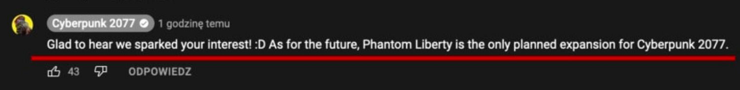 CDPR確認「往日之影」將是《賽博2077》唯一資料片! CDPR確認「往日之影」將是《賽博2077》唯一資料片!
