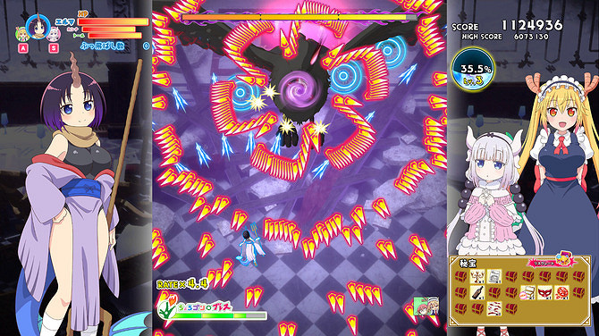 彈幕射擊遊戲《小林家的龍女僕》導剪版上架Steam！