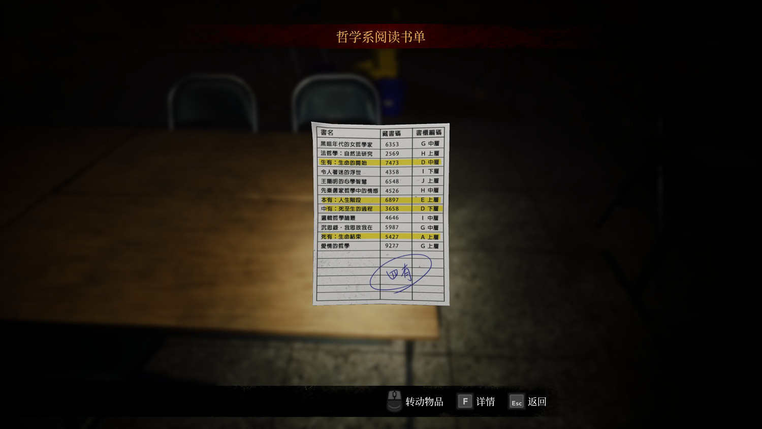 《女鬼橋開魂路》哲學教室密碼是什麽?哲學之謎解密方法 《女鬼橋開魂路》哲學教室密碼是什麽?哲學之謎解密方法