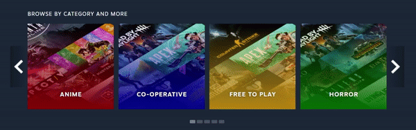 Steam更新 大幅度調整標籤、類型和主題瀏覽頁面 Steam更新 大幅度調整標籤、類型和主題瀏覽頁面