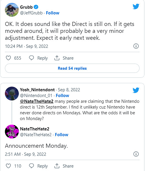 傳聞:任天堂直面會下周仍會舉行 傳聞:任天堂直面會下周仍會舉行