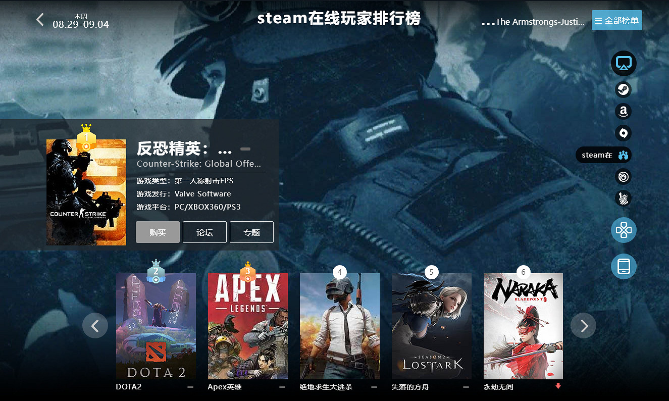 08.29-09.04全球遊戲銷量榜:《JOJO群星之戰R》霸榜