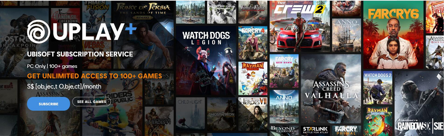 育碧送福利！PC端Ubisoft+會員推出免費試用一個月活動