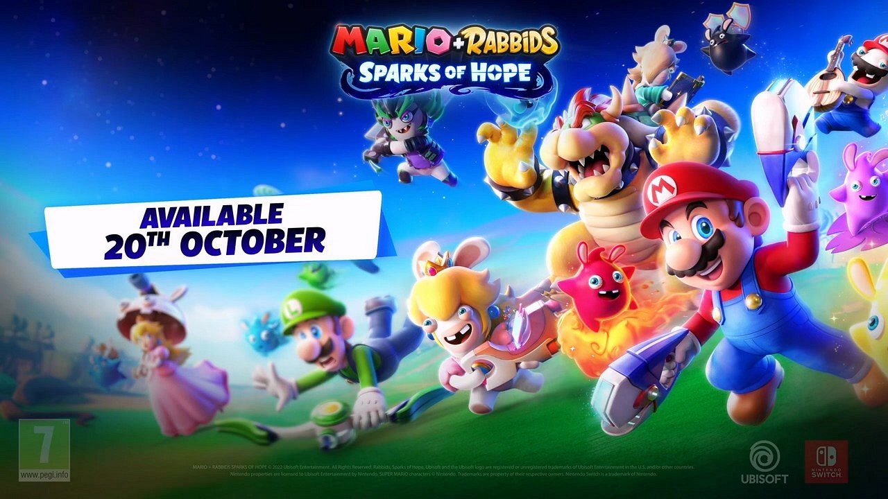 《瑪利歐瘋兔 星耀之願》新展示 拯救星球&quot;永恒花田&quot;