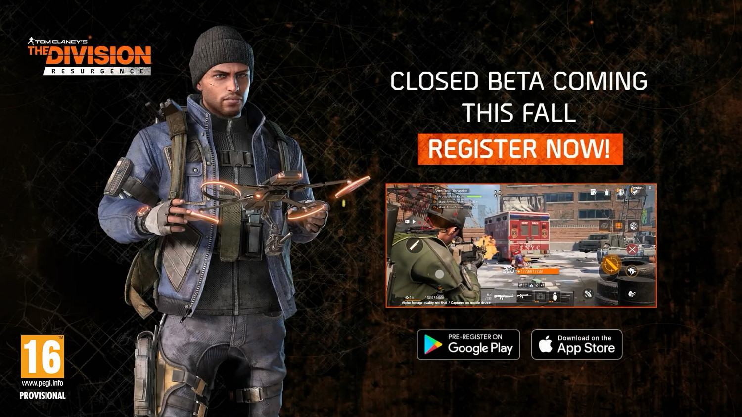 育碧免費手遊《全境封鎖：曙光》「暗區」預告片公布