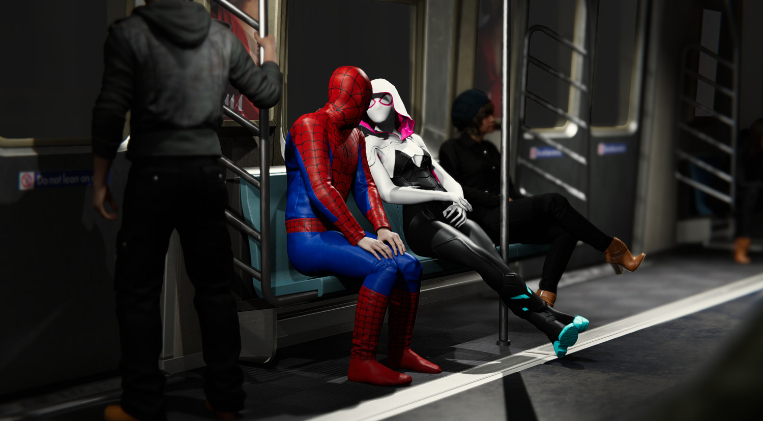 《漫威蜘蛛人》格溫MOD 變身蜘蛛格溫穿梭高樓大廈