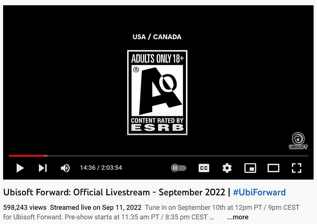 Xbox商城顯示《刺客教條：幻景》被評為限制級遊戲!