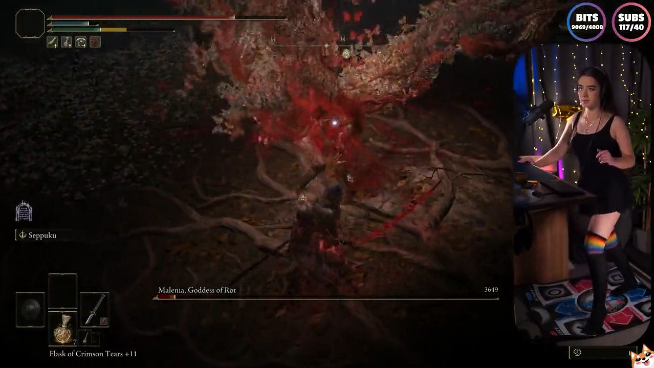 國外女主播用跳舞毯擊敗《艾爾登法環》女武神！