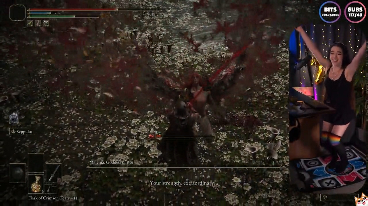 國外女主播用跳舞毯擊敗《艾爾登法環》女武神！