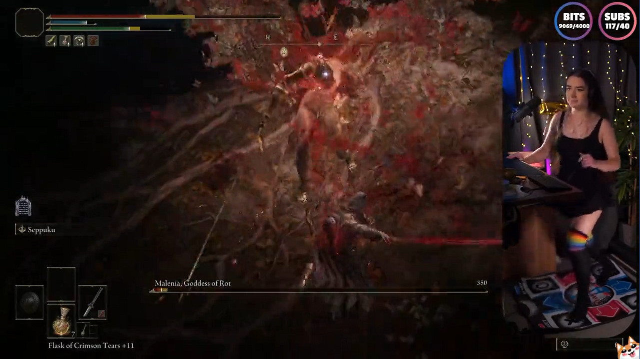 國外女主播用跳舞毯擊敗《艾爾登法環》女武神！