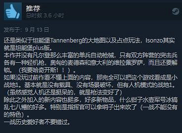 一戰FPS遊戲《伊鬆佐河》發售 Steam特別好評