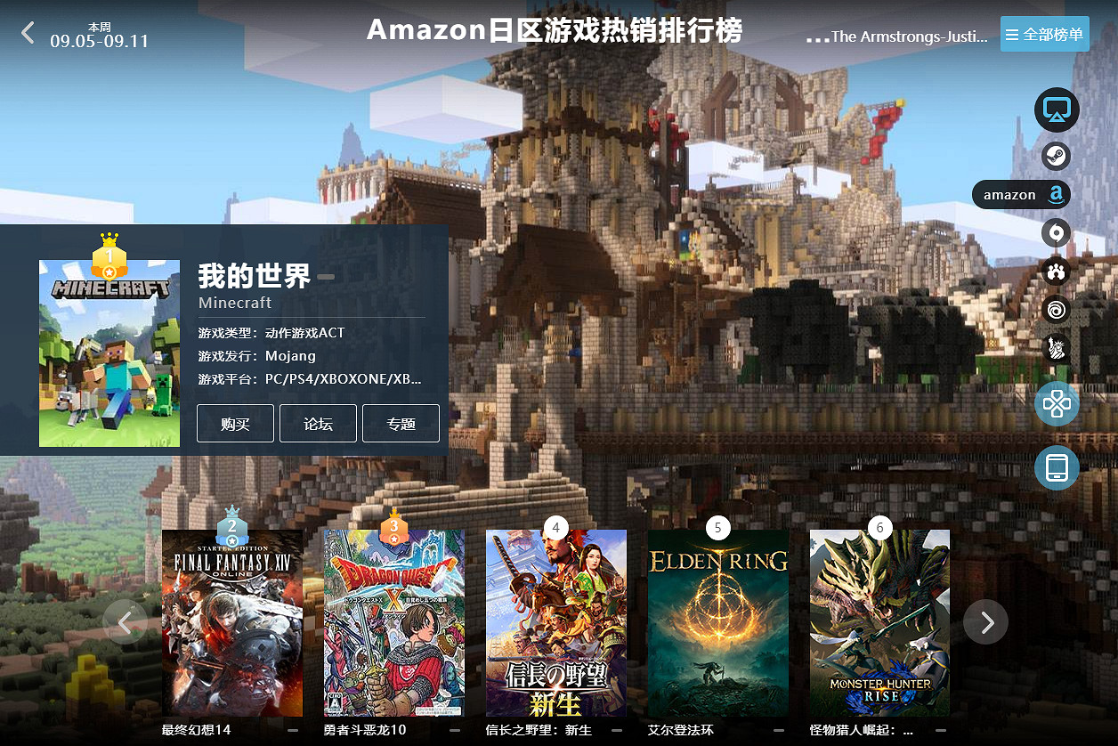 09.05-09.11全球遊戲銷量榜：《斯普拉遁3》強力霸榜