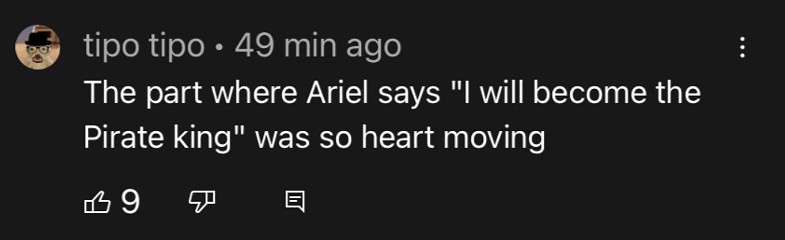 當迪士尼的“美人魚”在 YouTube 上被點了224萬個「踩」 當迪士尼的“美人魚”在 YouTube 上被點了224萬個「踩」