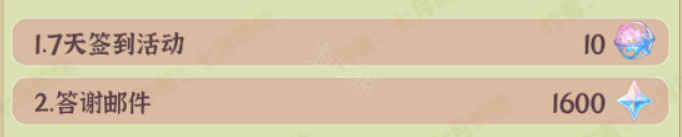 《原神》3.1版本可獲取多少原石？3.1版本可獲取原石介紹