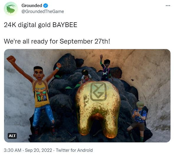 《Grounded》宣布進廠壓盤 正式版9月27日發售