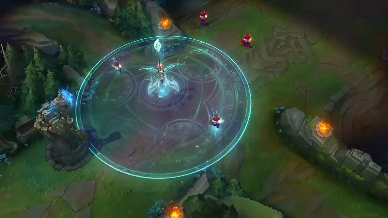 《英雄聯盟》風女技能特效更新預覽 女主播特效拉滿