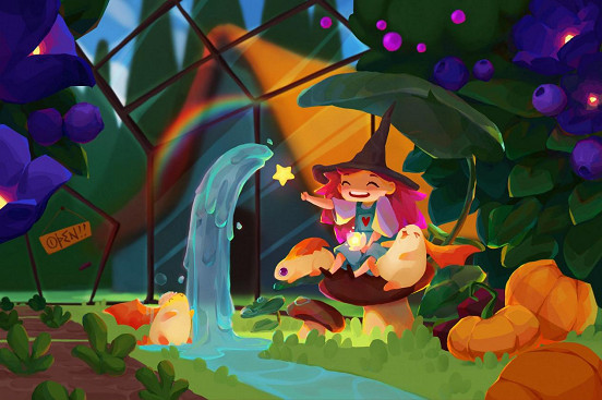 《小魔女星拚樂》將於10月19日在Steam與Nintendo Switch發售