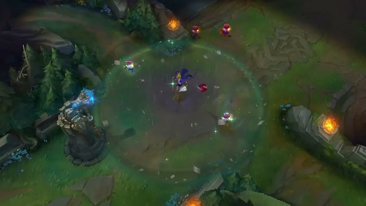 《英雄聯盟》風女技能特效更新預覽 女主播特效拉滿