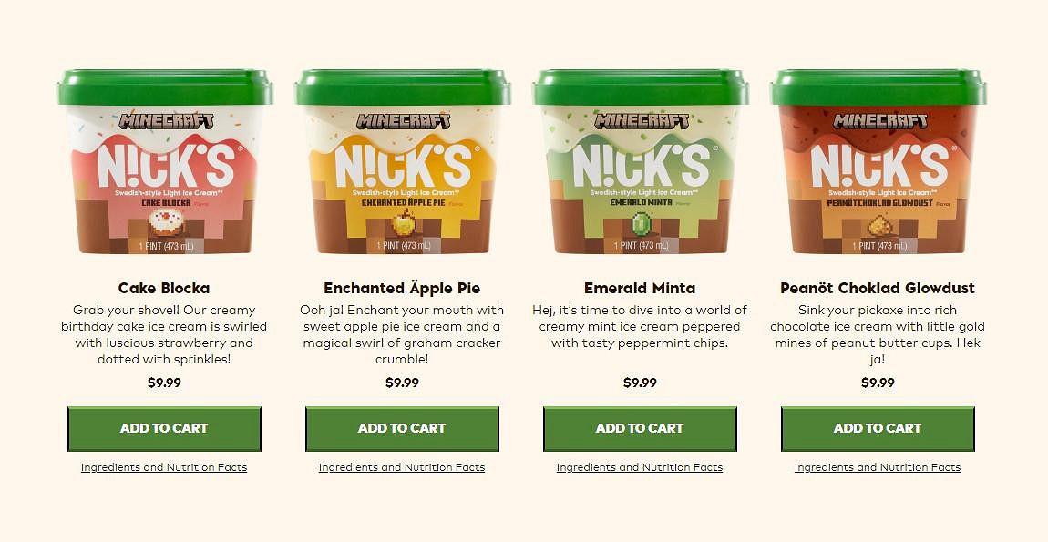 螢石粉什麽味道?《當個創世神麥塊》推出主題冰淇淋! 螢石粉什麽味道?《當個創世神麥塊》推出主題冰淇淋!