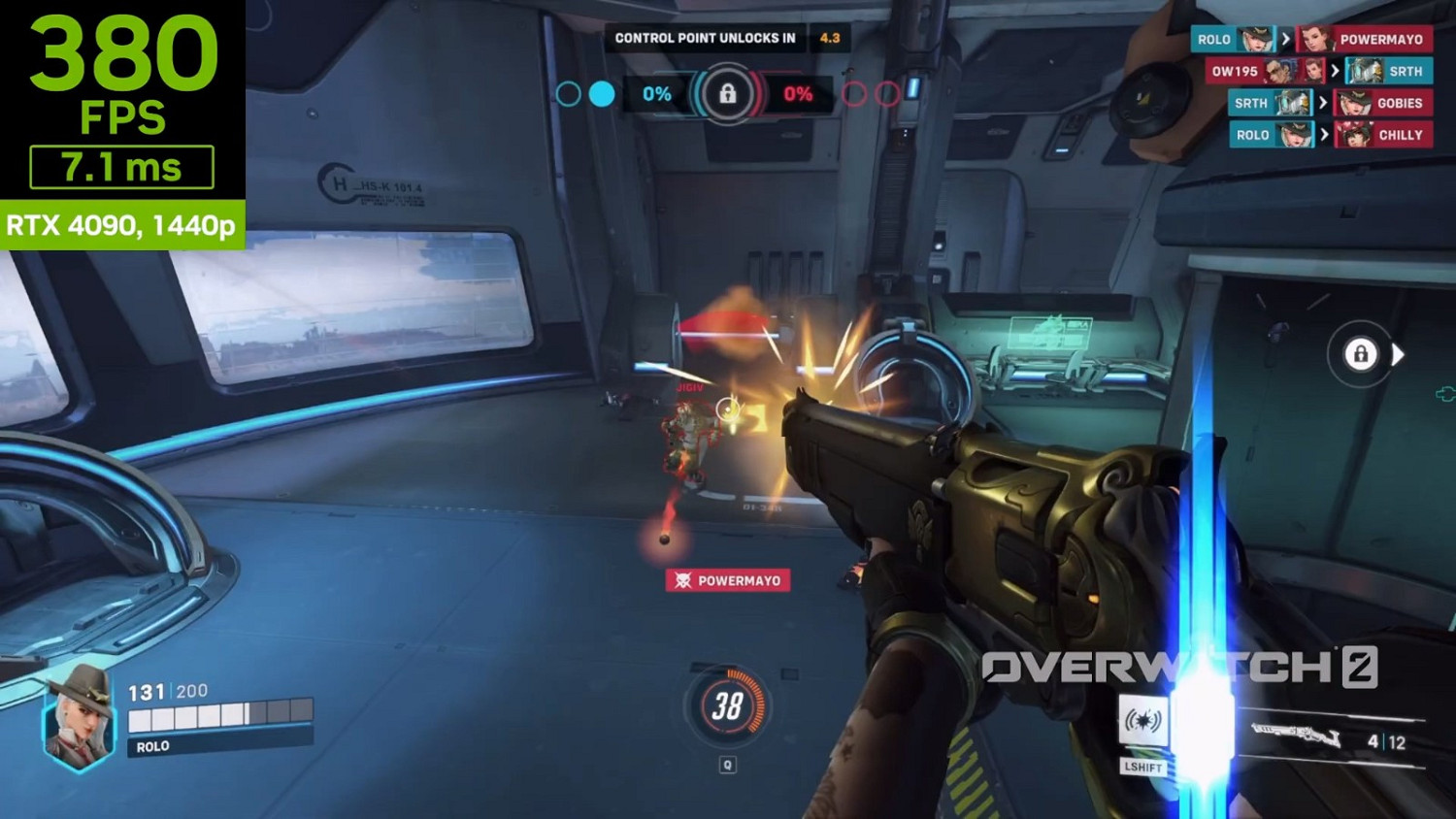 《鬥陣特攻：歸來》RTX4090展示 360+幀數絲滑流暢