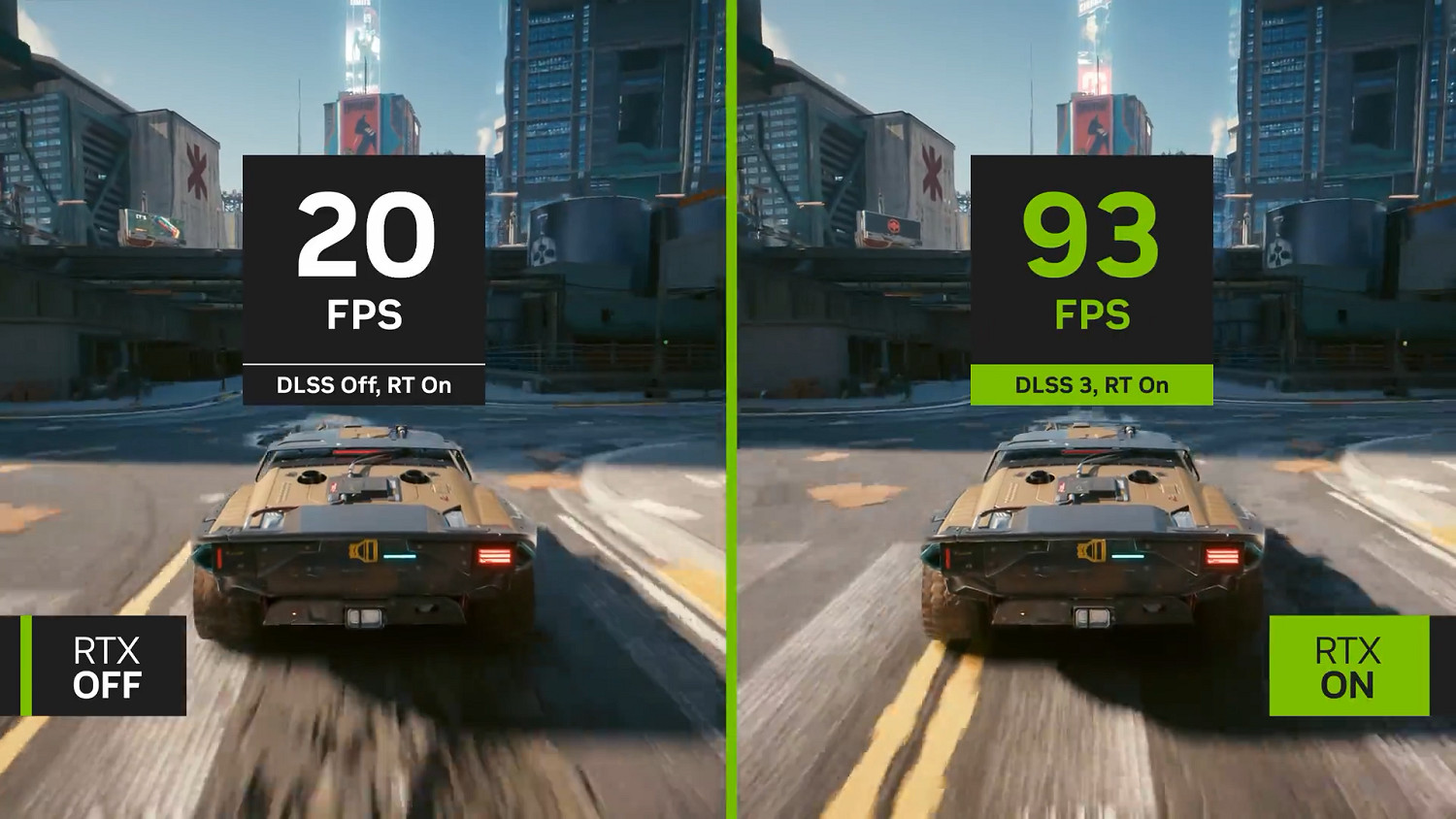 《電馭叛客2077》DLSS3.0展示!將免費更新超速模式! 《電馭叛客2077》DLSS3.0展示!將免費更新超速模式!