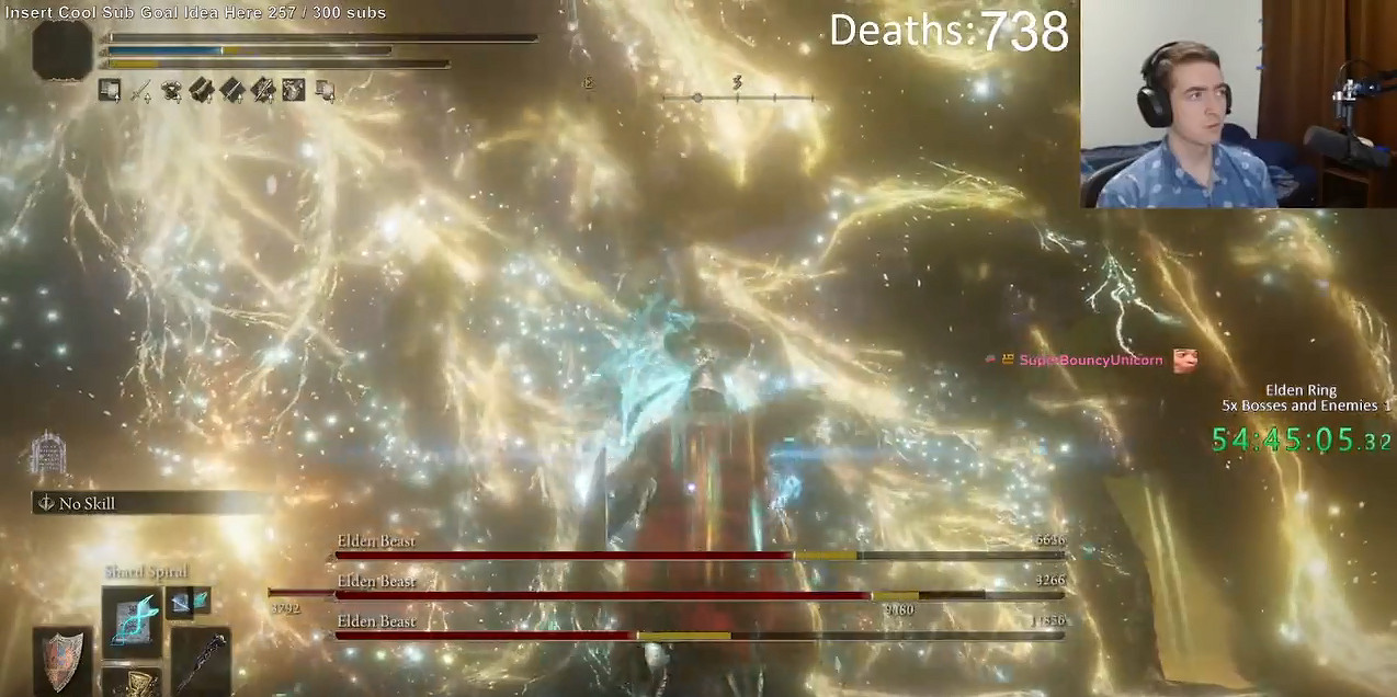 滿屏特效過於刺激!《艾爾登法環》5倍Boss挑戰影片 滿屏特效過於刺激!《艾爾登法環》5倍Boss挑戰影片