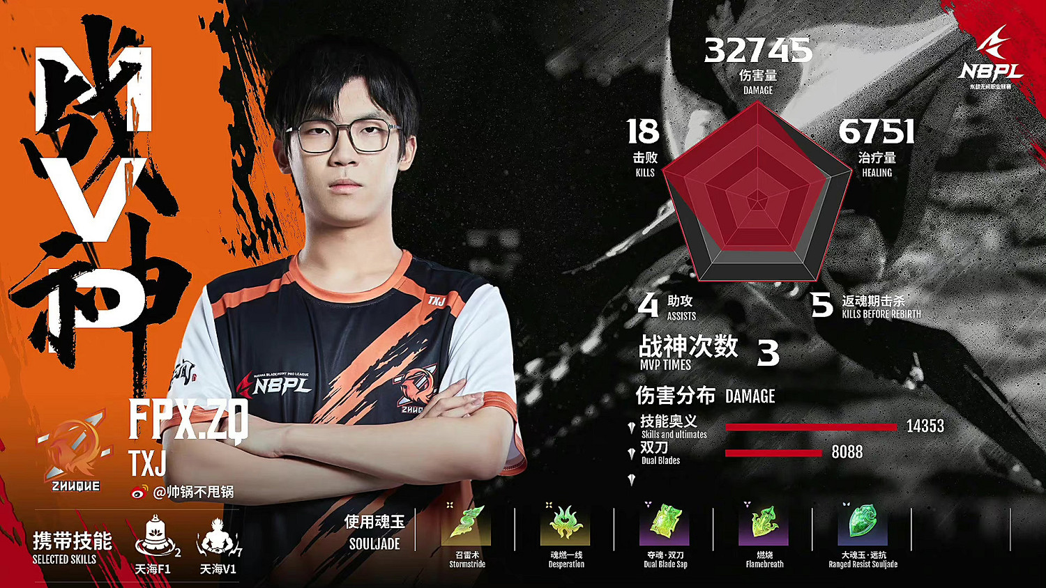 《永劫無間》NBPL聯賽S2第二雙周DAY4戰報匯總! 《永劫無間》NBPL聯賽S2第二雙周DAY4戰報匯總!