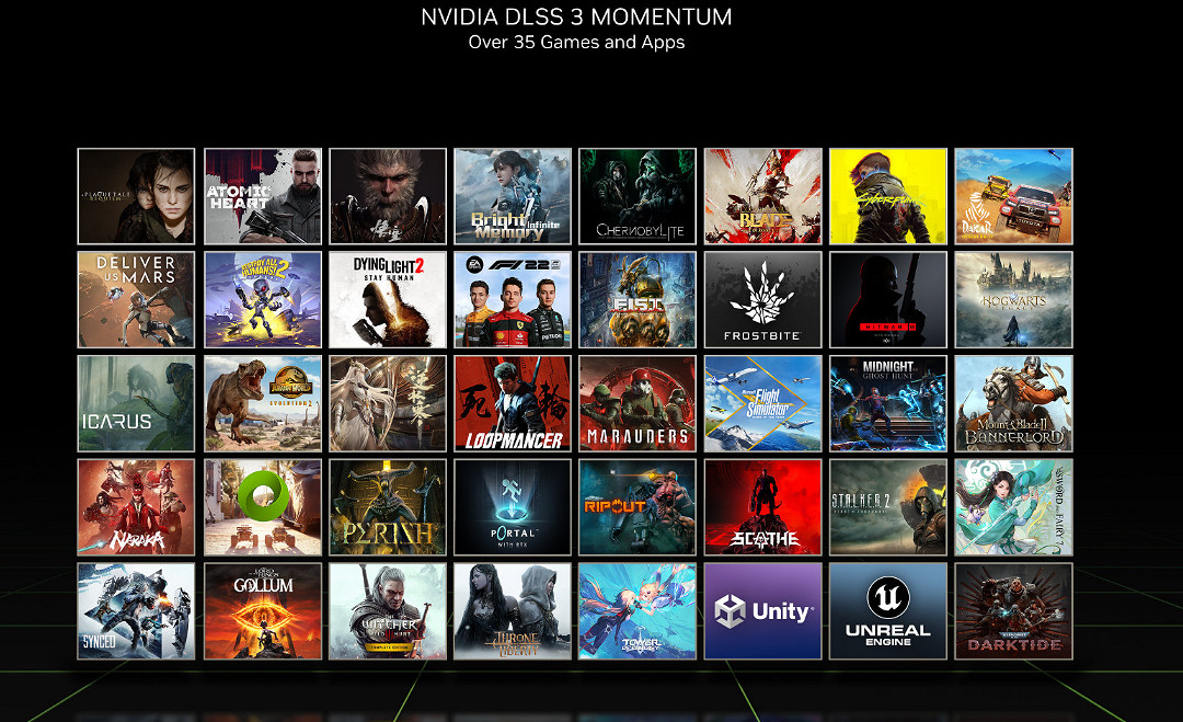 超35款遊戲與應用將支援DLSS3.0!含 黑神話 2077 等 超35款遊戲與應用將支援DLSS3.0!含 黑神話 2077 等