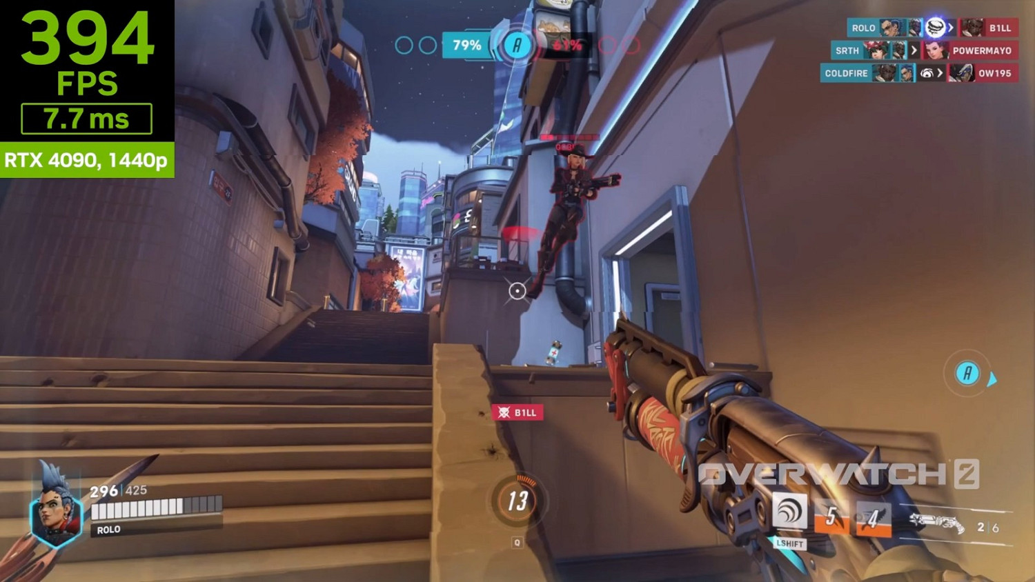 《鬥陣特攻：歸來》RTX4090展示 360+幀數絲滑流暢