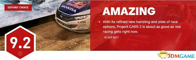 《賽車計劃2》IGN 9.2分 幾乎可媲美真實競速 《賽車計劃2》IGN 9.2分 幾乎可媲美真實競速