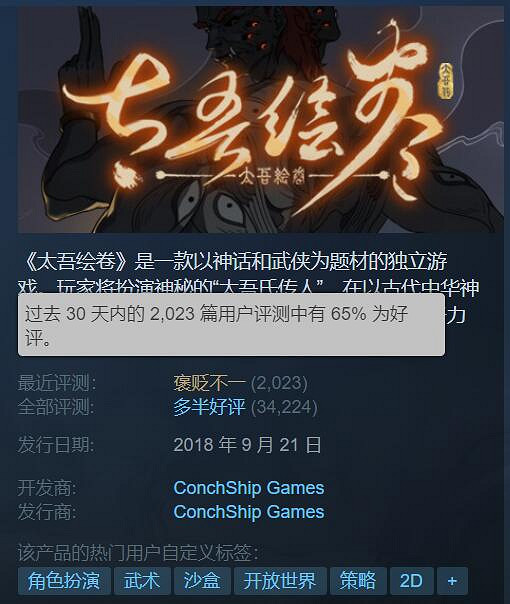 《太吾繪卷》更新「褒貶不一」:字體UI拉胯 還有Bug 《太吾繪卷》更新「褒貶不一」:字體UI拉胯 還有Bug