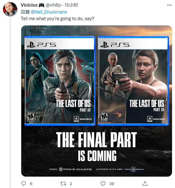 頑皮狗尼爾曬《最後生還者Re》媒體評分 慘遭玩家嘲諷 頑皮狗尼爾曬《最後生還者Re》媒體評分 慘遭玩家嘲諷