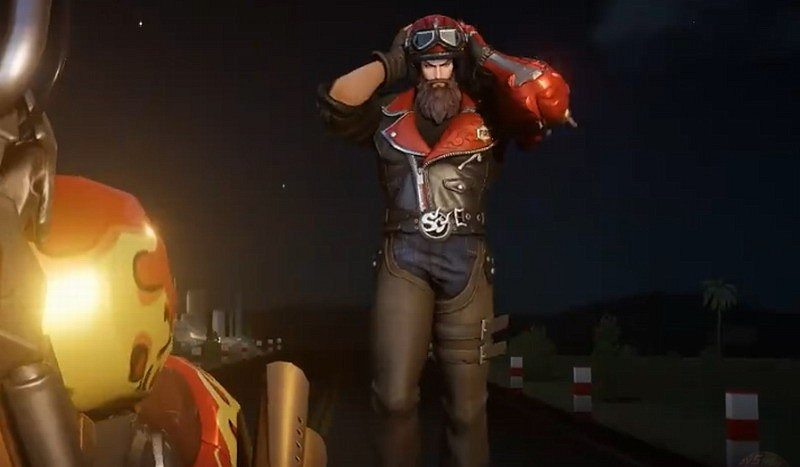 《王者榮耀》關羽騎摩托皮膚優化:戴頭盔 雙手騎車 《王者榮耀》關羽騎摩托皮膚優化:戴頭盔 雙手騎車