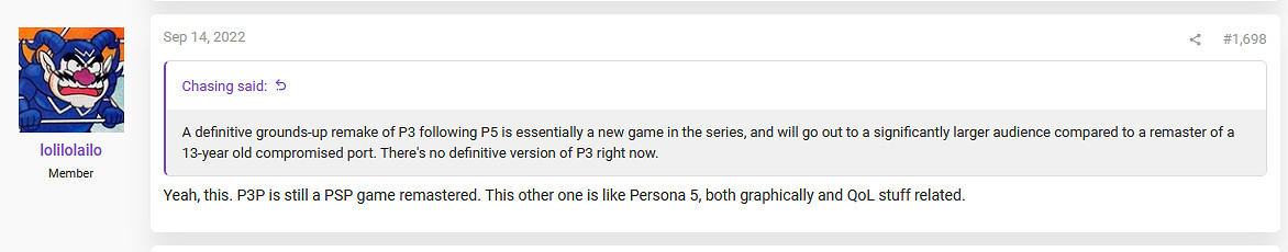 傳聞Atlus開發《女神異聞錄3》重製版 品質堪比《P5》 傳聞Atlus開發《女神異聞錄3》重製版 品質堪比《P5》