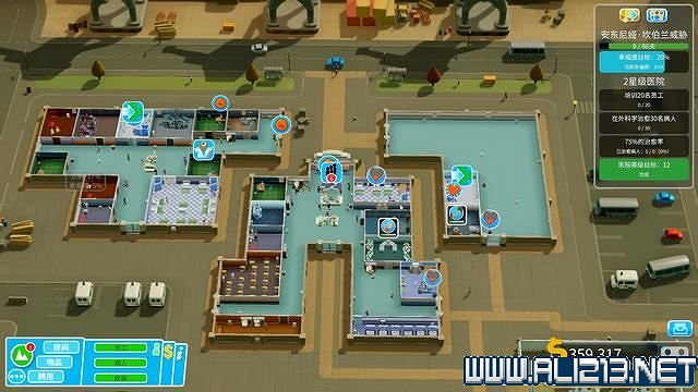 《雙點醫院》入門指南+系統詳解+3星過關技巧圖文攻略 怎麽三星？【完結】