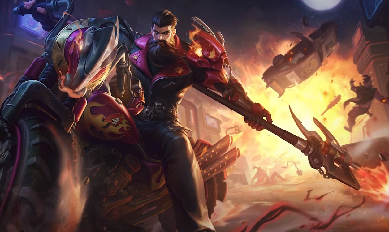 半年 王者榮耀教關羽學習了如何正確駕駛摩托