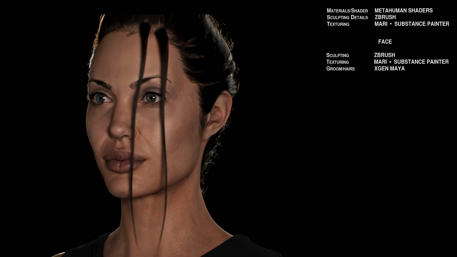 安吉麗娜·朱莉?藝術家虛幻5製作《古墓奇兵》勞拉 安吉麗娜·朱莉?藝術家虛幻5製作《古墓奇兵》勞拉