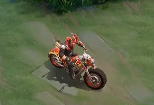 半年 王者榮耀教關羽學習了如何正確駕駛摩托