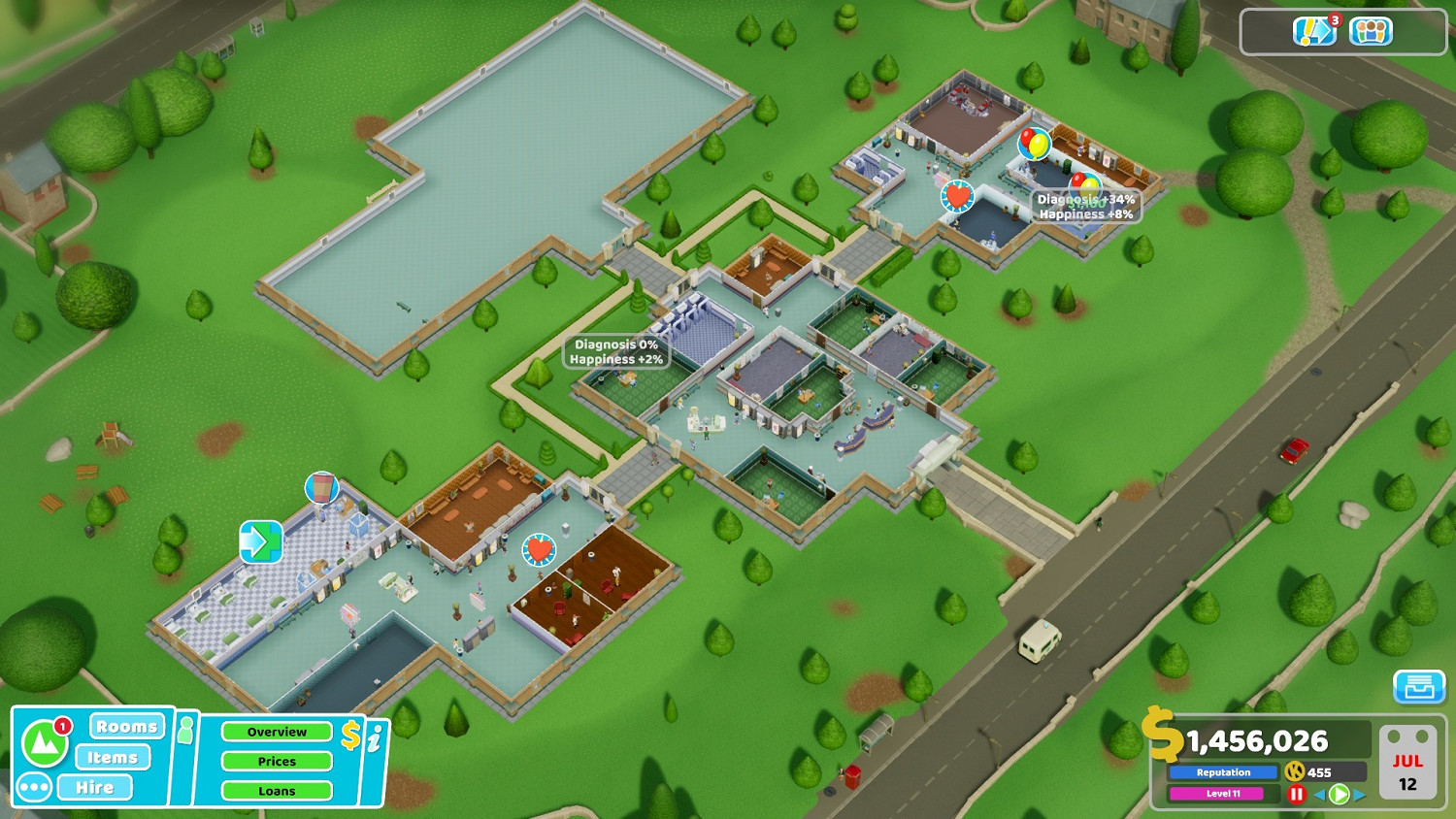 《雙點醫院》房間名望有什麽用 房間規劃及布置思路分析 《雙點醫院》房間名望有什麽用 房間規劃及布置思路分析