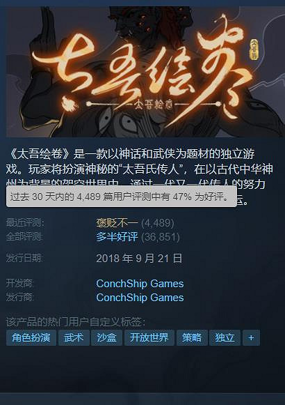 在遊玩《太吾繪卷》正式版之後，我舉起了刀又放下了